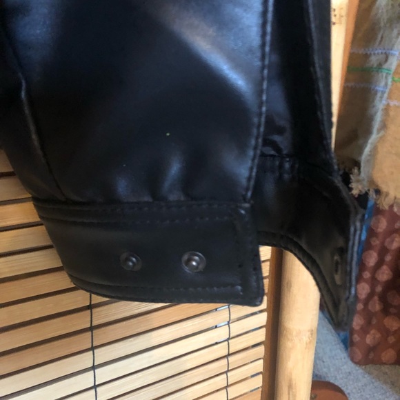 Italian Leather blazer; Florence by - Brunello Pradeshi black soft lambs… - Picture 7 of 10